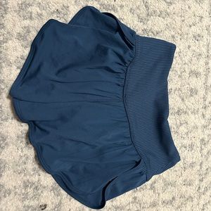 navy blue free people flowy workout shorts- size xs